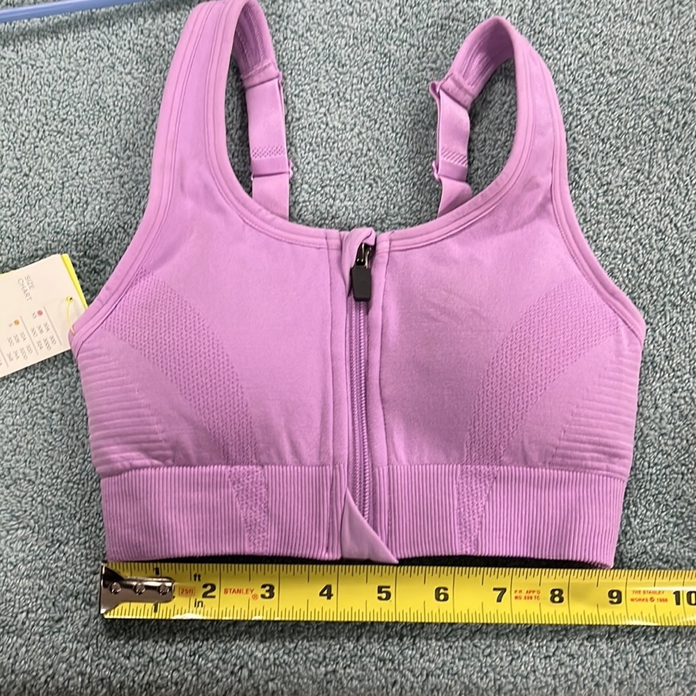 All in motion seamless front zip bra - Picture 3 of 7